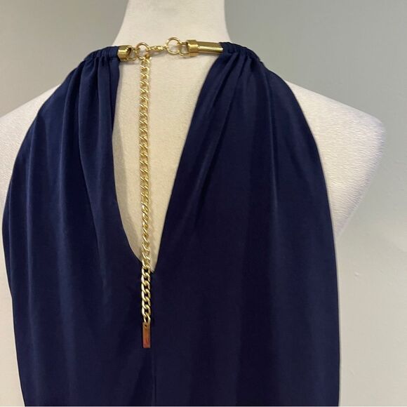 Jessica Simpson Navy Halter mini Dress size 10 - Picture 6 of 12